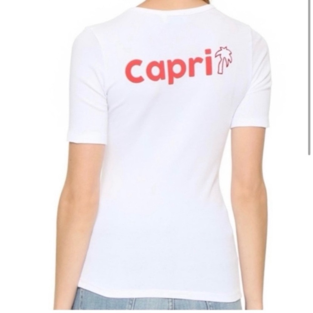 🍒Frame Supima Cotton “Le Capri” T-Shirt Tee Size Small - Shopbop - Like New